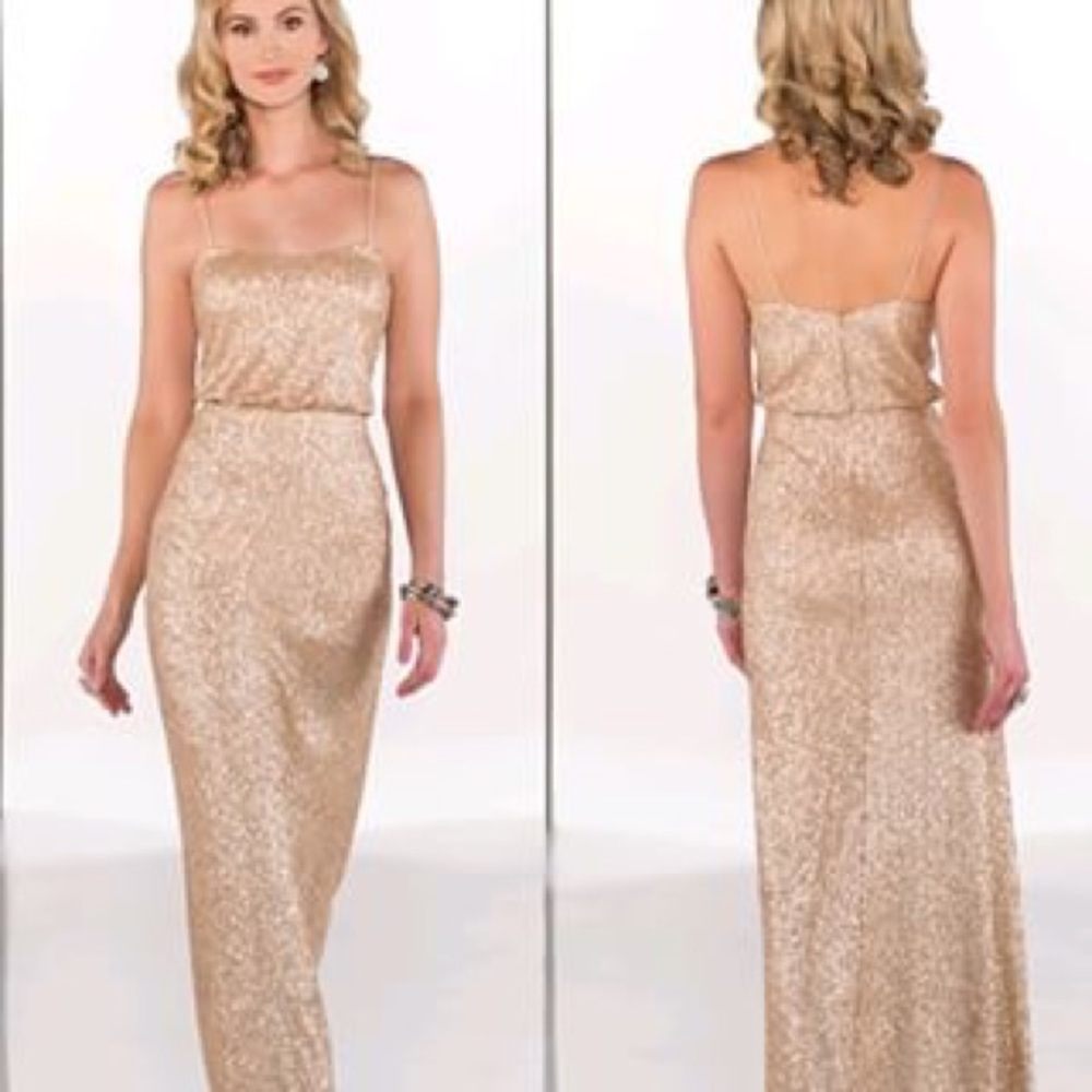 Gold Bridesmaid Dress